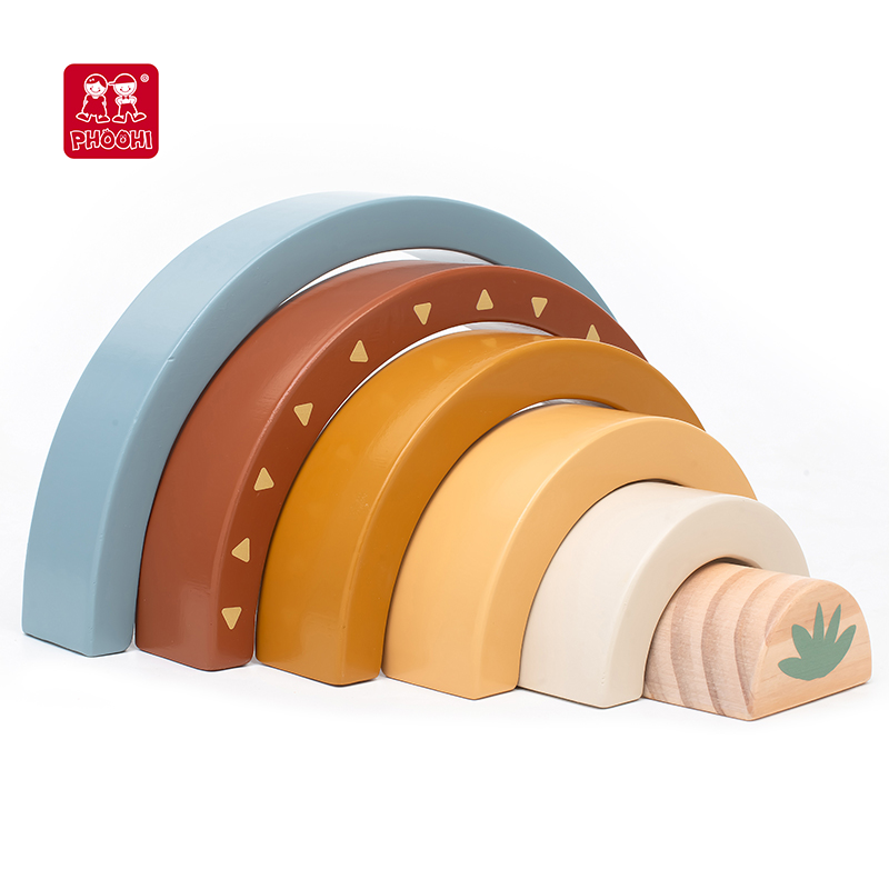 Wooden Rainbow Stacker
